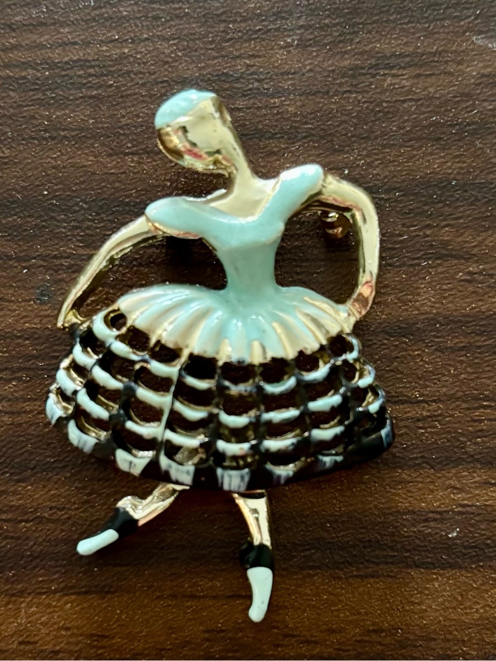 Vintage Ballerina Brooch
